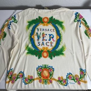 Versace silk sweater (thin) spring collection 2017 great condition 100% real